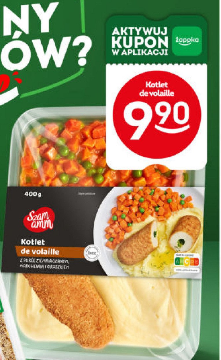 Kotlet de volaille z puree Szamamm promocja