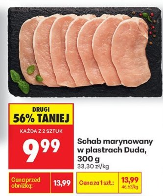 Schab marynowany w plastrach Duda 300g promocja w Biedronka