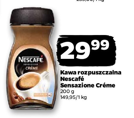 Kawa Nescafe sensazione creme promocja