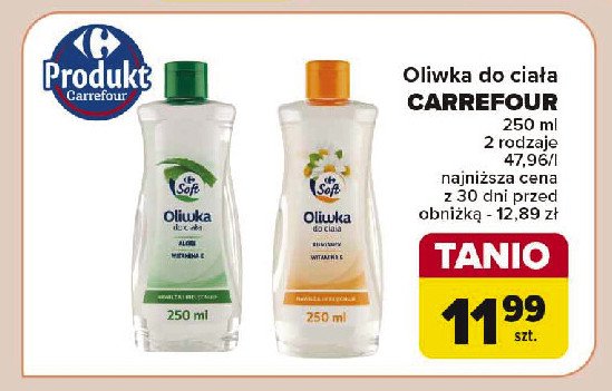 Oliwka do ciała aloes Carrefour promocja