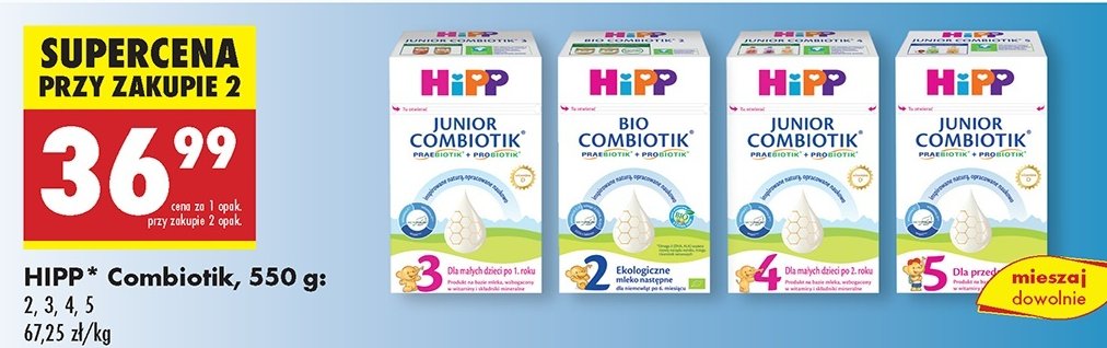 Mleko 4 Hipp junior combiotik promocja
