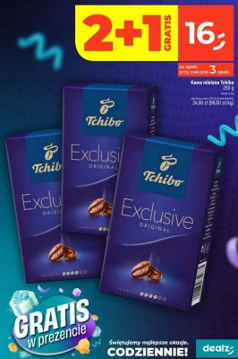 Kawa mielona Tchibo Exclusive Original 250 g promocja w Dealz
