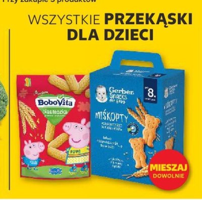 Przekąski dla dzieci wszystkie rodzaje promocja w Kaufland