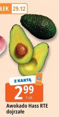 Awokado Hass RTE dojrzałe promocja w Leclerc