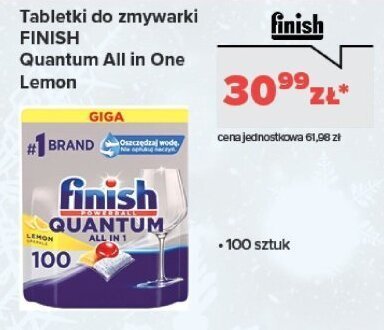 Tabletki do zmywarki Quantum All in One Lemon 100 szt. promocja w NEONET