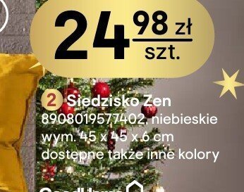 Siedzisko Zen promocja w Castorama