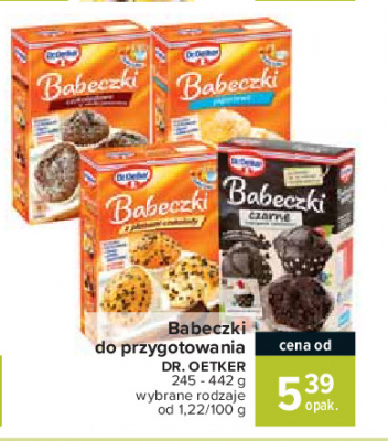Jogurtowe Dr. oetker babeczki promocja