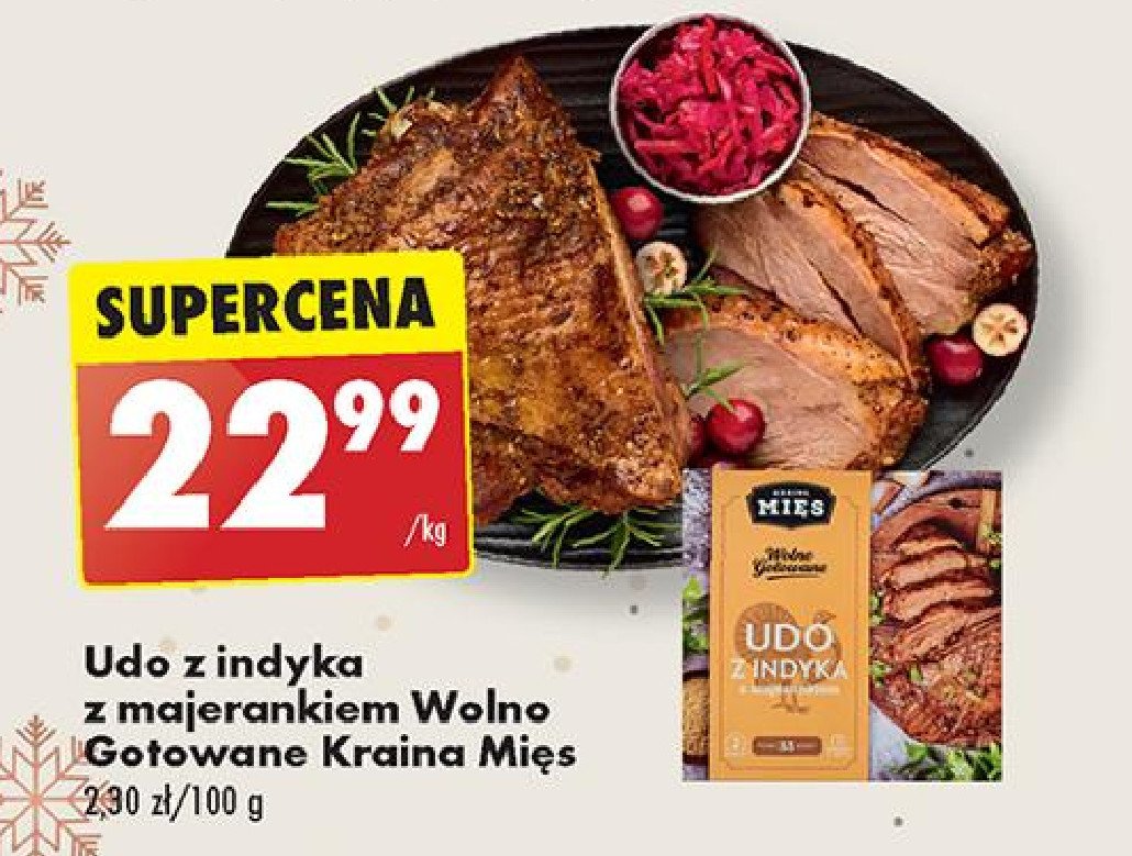 Udo z indyka z majerankiem Kraina mięs promocja