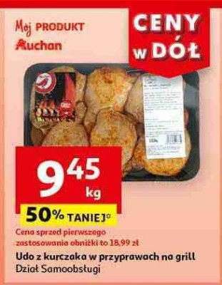 Udo z kurczaka w przyprawach na grill Auchan promocja