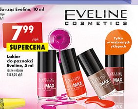 Lakier do paznokci różowy Eveline mini max promocja