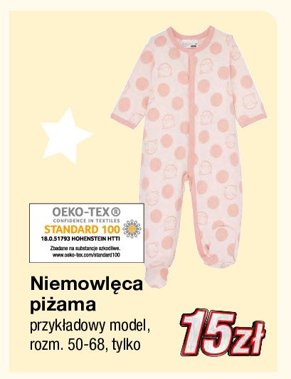 Pi偶ama niemowl臋ca 50-68 cm promocja