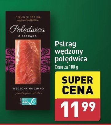 Polędwica z pstrąga wędzona na zimno Connoisseur promocja