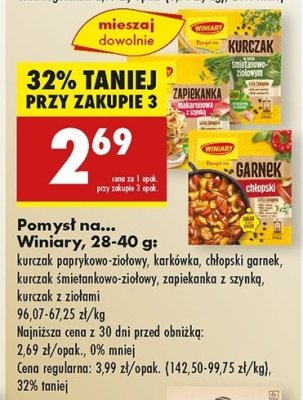 Kark贸wk臋 z ziemniakami i marchewk膮 Winiary pomys艂 na ... promocja