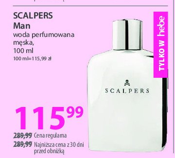 Woda perfumowana Scalpers man promocja