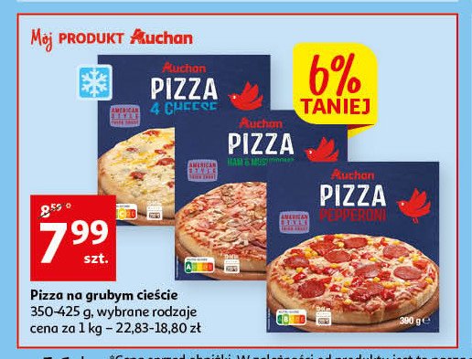 Pizza pepperoni Auchan promocja