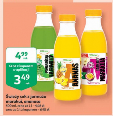 Sok jab艂ko-marakuja Witmar promocja