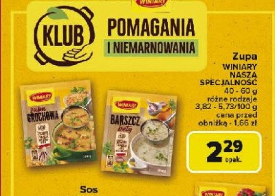 Barszcz biały Winiary promocja