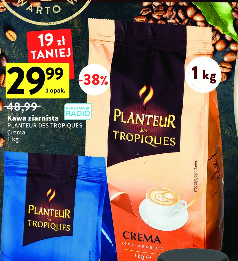 Kawa Planteur des tropiques crema promocje