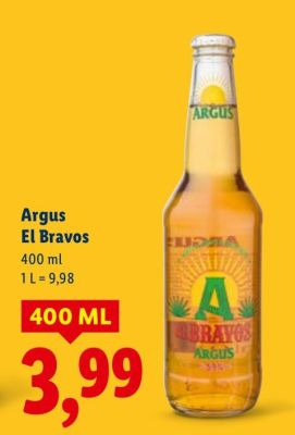 Piwo El Bravos promocja w Lidl