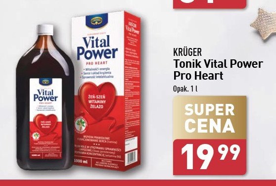 Tonik odporność Kruger vital power promocja