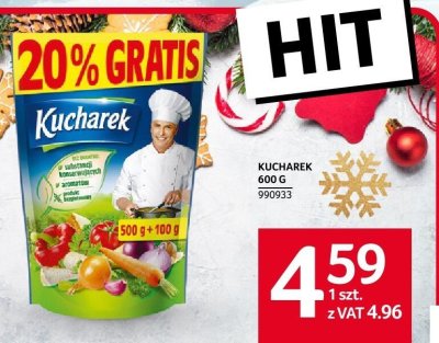 Kucharka 600 g promocja w Selgros