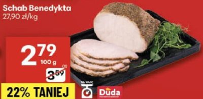 Schab Benedykta Duda promocja w Delikatesy Centrum