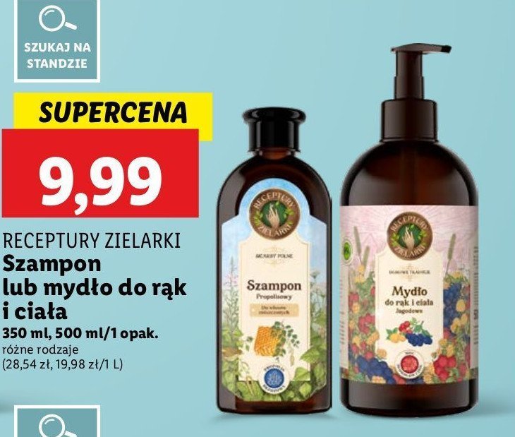 Szampon miodowo-lipowy Receptury zielarki promocja