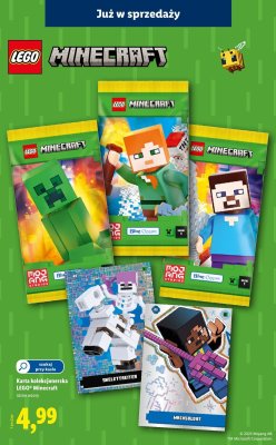 Karta kolekcjonerska LEGO Minecraft różne wzory promocja w Lidl