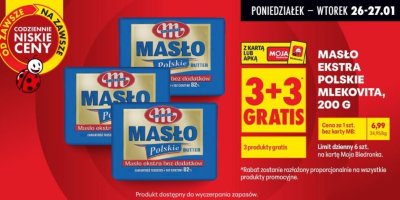 Masło promocja w Biedronka