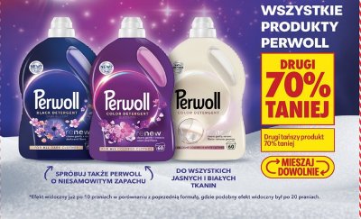 Środek do prania Perwoll do ciemnych tkanin promocja w Biedronka