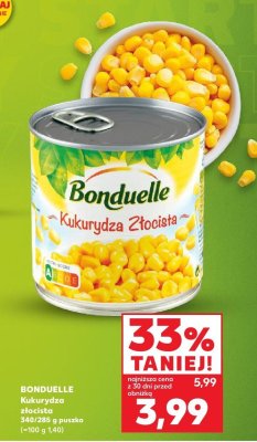 Kukurydza złocista Bonduelle promocja w Kaufland