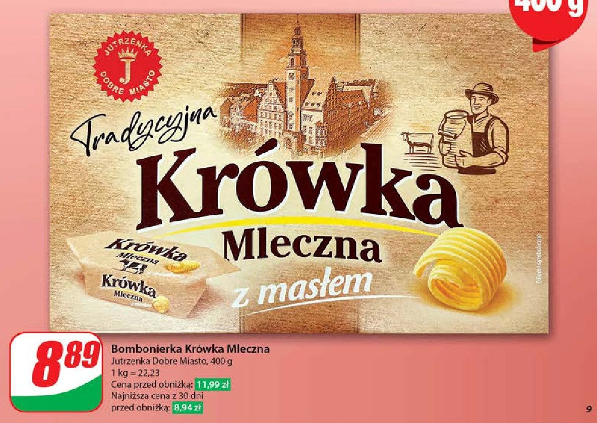 Krówki mleczne Jutrzenka dobre miasto promocja w Dino