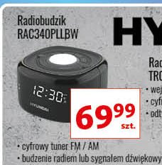 Radiobudzik rac340pllbw Hyundai promocja