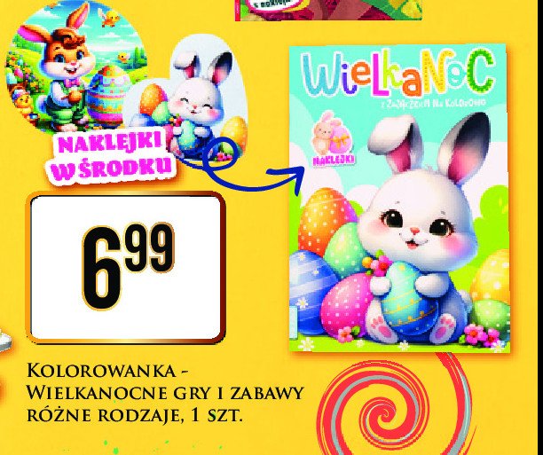 Kolorowa wielkanoc promocja w Dino