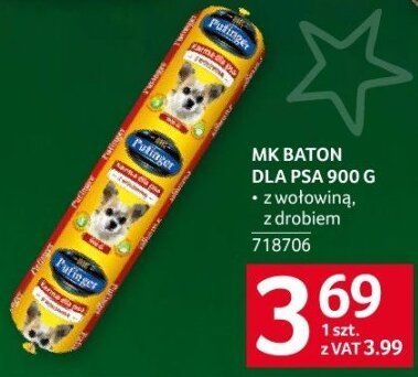 Baton dla psa MK 900 g promocja w Selgros