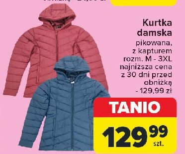 Kurtka damska pikowana m-3xl promocja