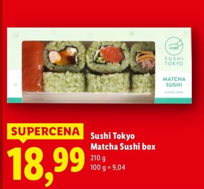 Sushi Matcha Sushi Box Sushi Tokyo promocja w Lidl