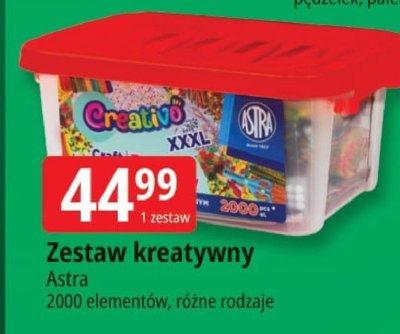 Zestaw kreatywny Astra promocja w Leclerc