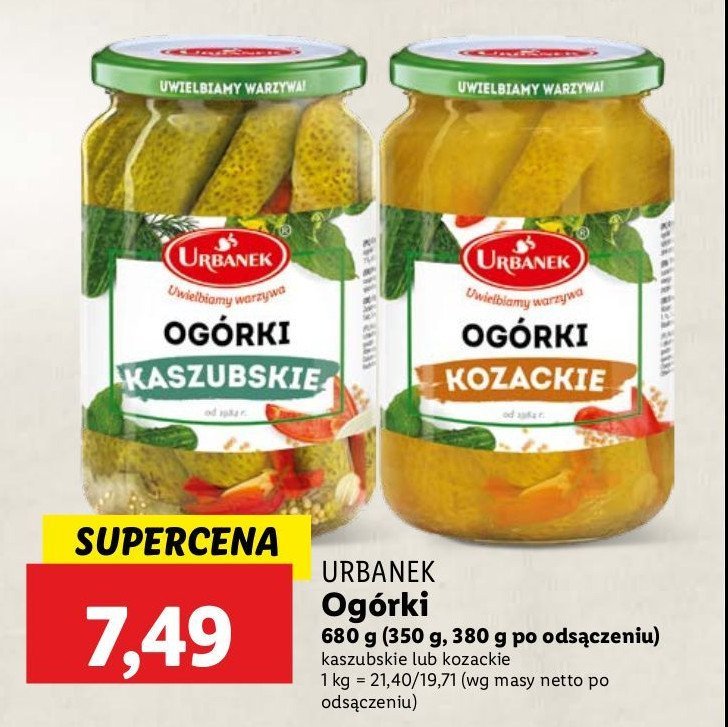 Ogorki kaszubskie Urbanek promocja