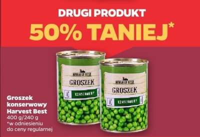 Groszek konserwowy Harvest Best promocja w Netto