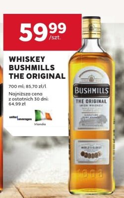 Whiskey Bushmills The Original promocja w Stokrotka