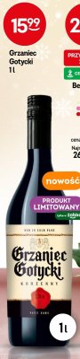 Wino Grzaniec Gotycki promocja w Żabka
