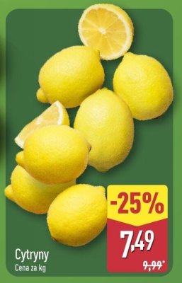 Cytryny promocja w Aldi