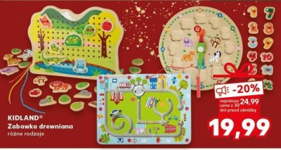 Zabawka drewniana różne rodzaje  promocja w Kaufland