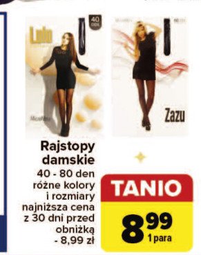 Rajstopy 80 den promocja w Carrefour