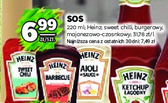 Sos sweet chilli Heinz promocja