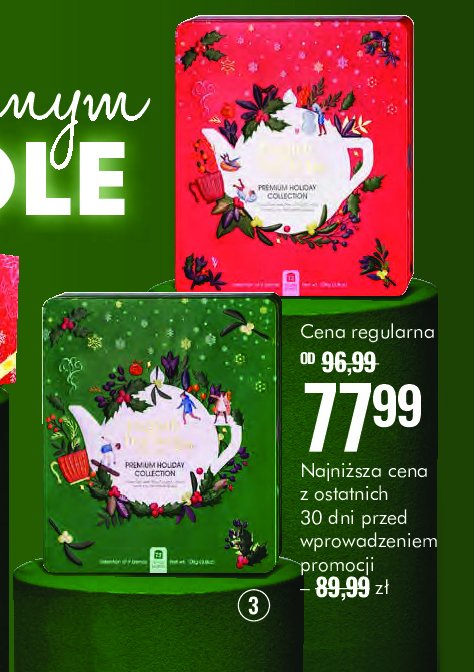 Zestaw herbat premium holiday collection English tea shop promocja w Super-Pharm