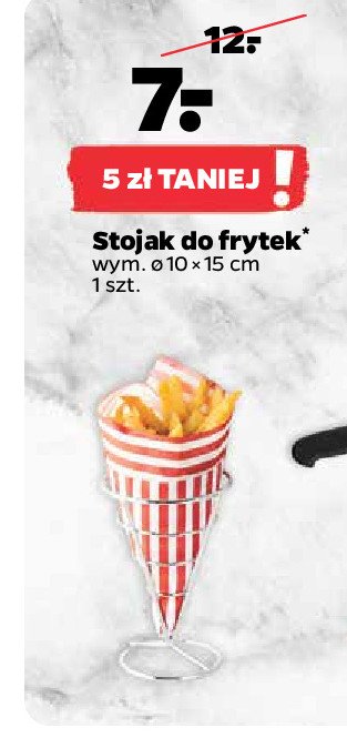 Stojak do frytek 10 x 15 cm promocja