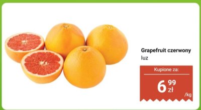 Grapefruit czerwony luz promocja w Biedronka