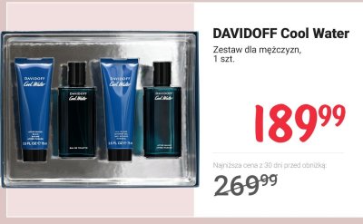 Zestaw dla mężczyzn Cool Water  promocja w Rossmann